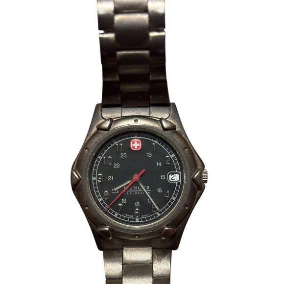 Wenger Sak Design Swiss Made Water Resistant Stainless Steel Mens Watch - Picture 2 of 6